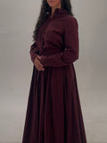 Burgundy Back-To-School Set