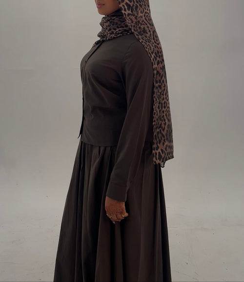 Brown Back-To-School Set
