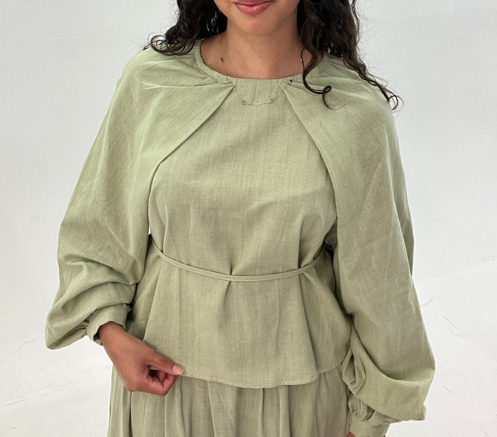 Sage Linen Set