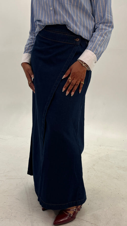 Asymmetrical Cotton Skirt